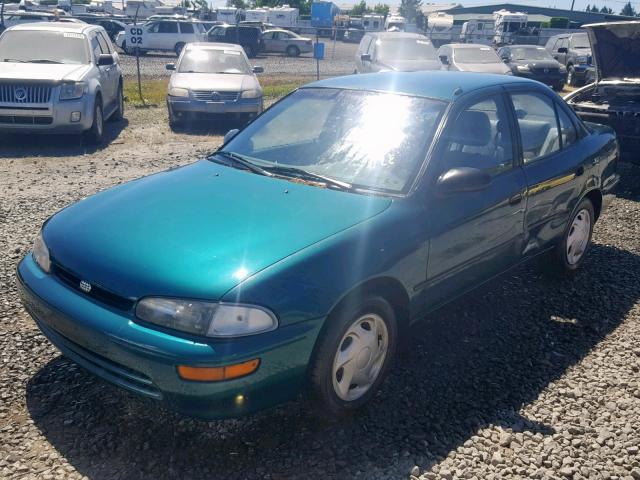 1Y1SK5287TZ055396 - 1996 GEO PRIZM LSI TEAL photo 2