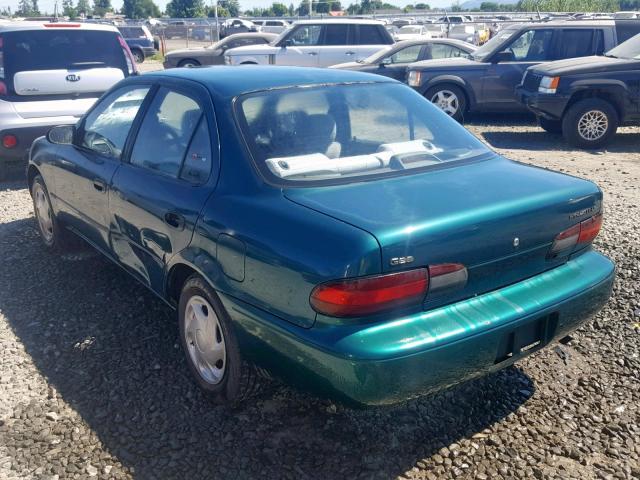 1Y1SK5287TZ055396 - 1996 GEO PRIZM LSI TEAL photo 3