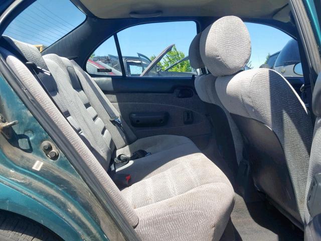 1Y1SK5287TZ055396 - 1996 GEO PRIZM LSI TEAL photo 6