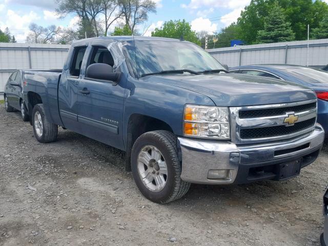 1GCSKSE36AZ141623 - 2010 CHEVROLET SILVERADO BLUE photo 1