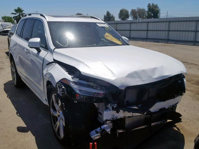 YV4A22PK9J1383754 - 2018 VOLVO XC90 T6 WHITE photo 1