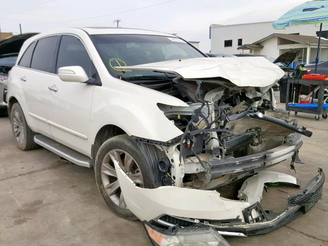 2HNYD2H82CH500037 - 2012 ACURA MDX ADVANC WHITE photo 1