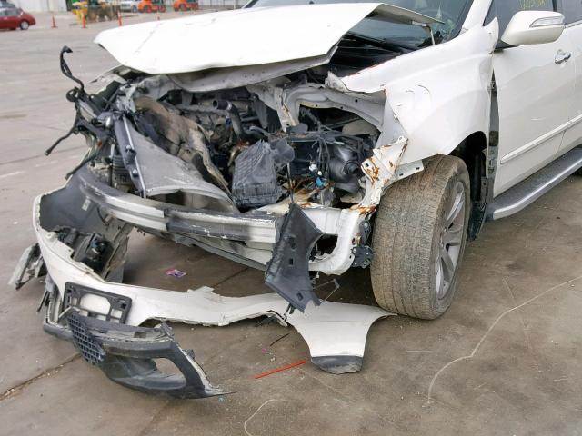 2HNYD2H82CH500037 - 2012 ACURA MDX ADVANC WHITE photo 9