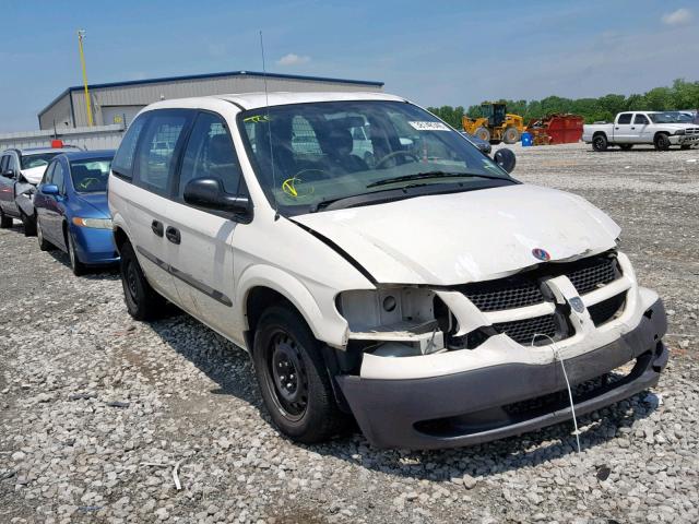 1D4GP21393B334652 - 2003 DODGE CARAVAN C/ WHITE photo 1