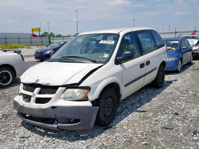 1D4GP21393B334652 - 2003 DODGE CARAVAN C/ WHITE photo 2