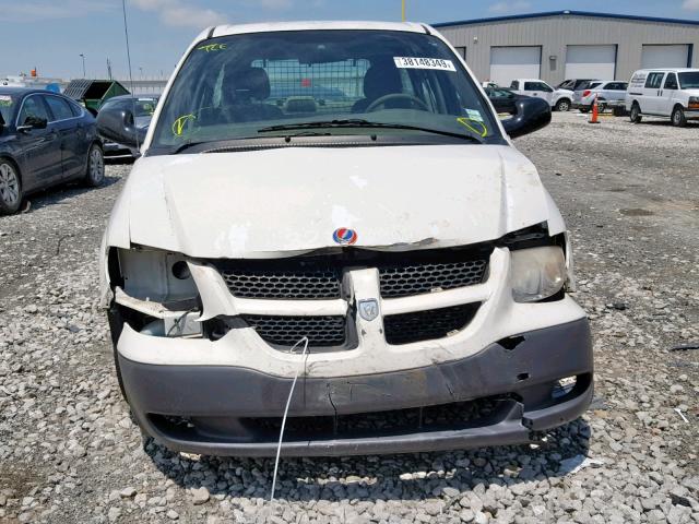 1D4GP21393B334652 - 2003 DODGE CARAVAN C/ WHITE photo 9