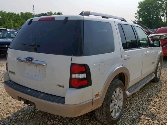 1FMEU74E97UA63119 - 2007 FORD EXPLORER E WHITE photo 4