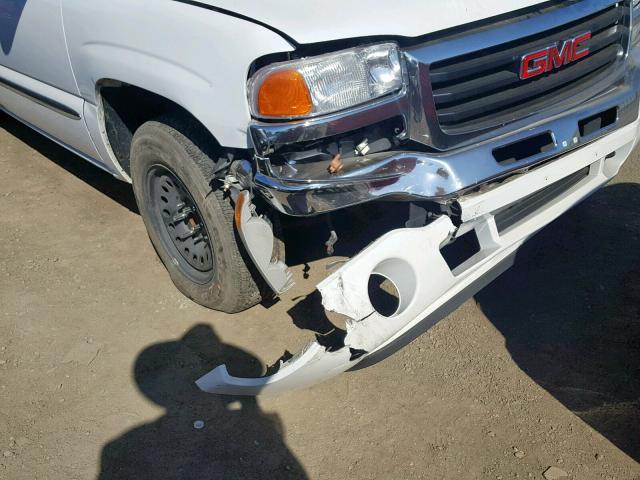 1GTEC19T46Z208998 - 2006 GMC NEW SIERRA WHITE photo 9