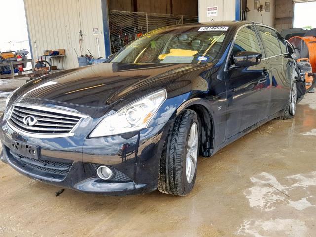 JN1CV6AP9FM580446 - 2015 INFINITI Q40 BLACK photo 2