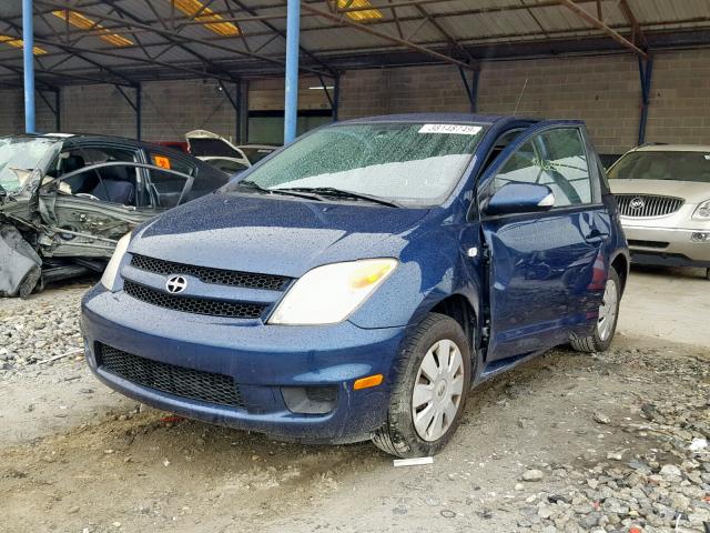 JTKKT624X65015998 - 2006 TOYOTA SCION XA BLUE photo 2