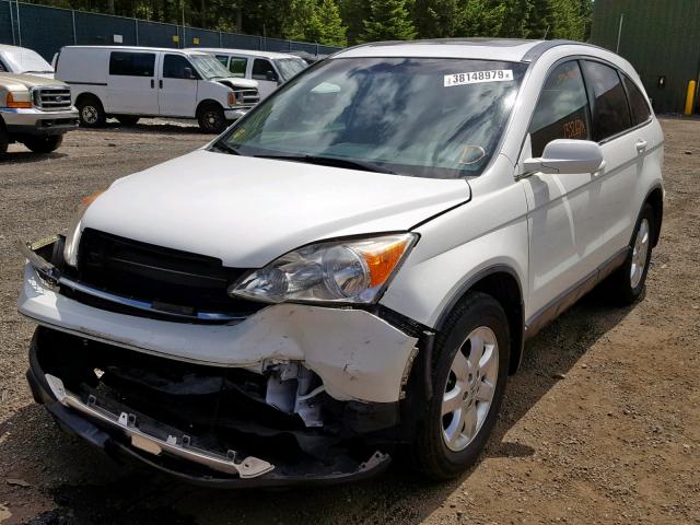 JHLRE48777C118964 - 2007 HONDA CR-V EXL WHITE photo 2