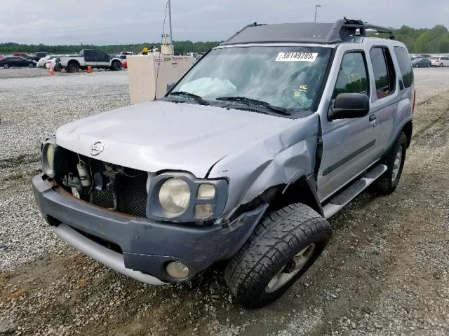 5N1ED28Y72C530902 - 2002 NISSAN XTERRA XE SILVER photo 2