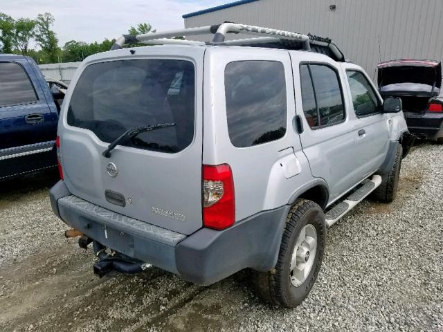 5N1ED28Y72C530902 - 2002 NISSAN XTERRA XE SILVER photo 4