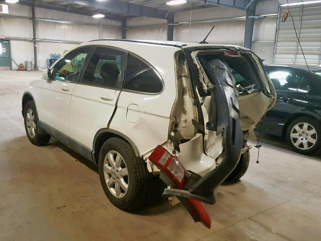 5J6RE48769L043538 - 2009 HONDA CR-V EXL WHITE photo 3