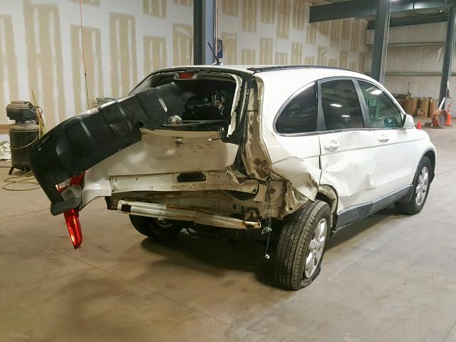 5J6RE48769L043538 - 2009 HONDA CR-V EXL WHITE photo 4