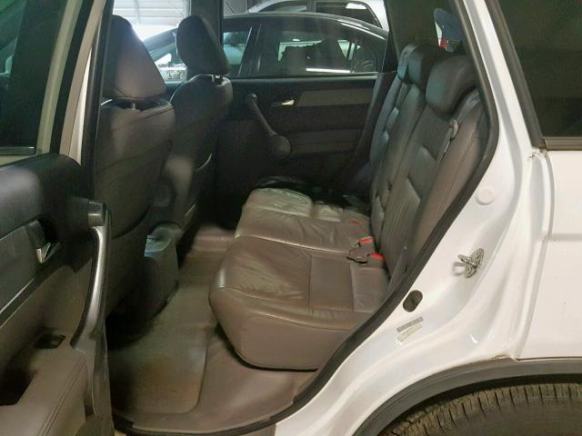 5J6RE48769L043538 - 2009 HONDA CR-V EXL WHITE photo 6