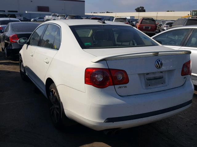 3VWDG81K66M640857 - 2006 VOLKSWAGEN JETTA 2.5 WHITE photo 3