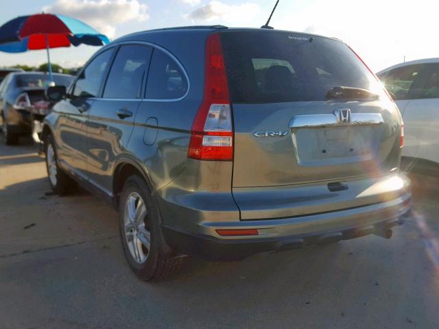 5J6RE3H71AL041789 - 2010 HONDA CR-V EXL GRAY photo 3