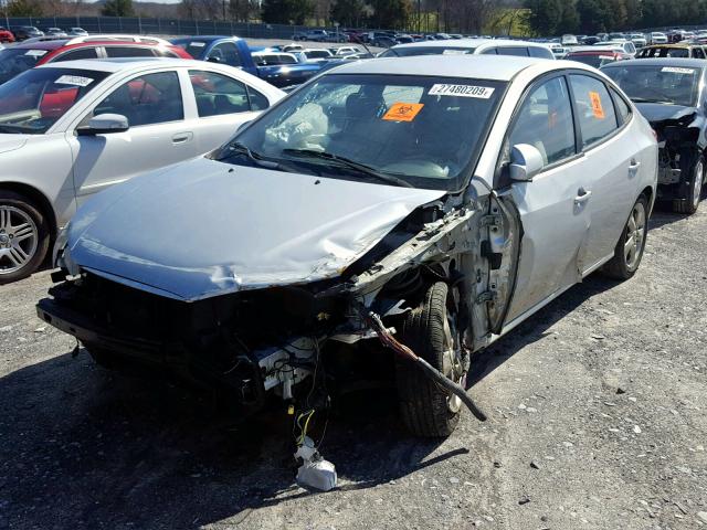 KMHDU46D48U335740 - 2008 HYUNDAI ELANTRA GL SILVER photo 2