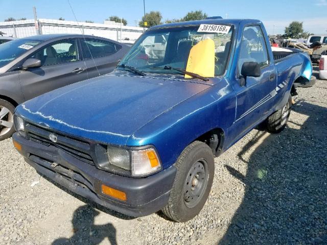 JT4RN81A1S5206917 - 1995 TOYOTA PICKUP 1/2 BLUE photo 2