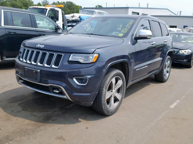 1C4RJFCG1EC382299 - 2014 JEEP GRAND CHER BLUE photo 2