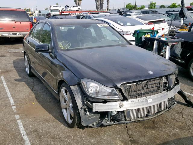 WDDGF4HB0EA966365 - 2014 MERCEDES-BENZ C 250 BLACK photo 1