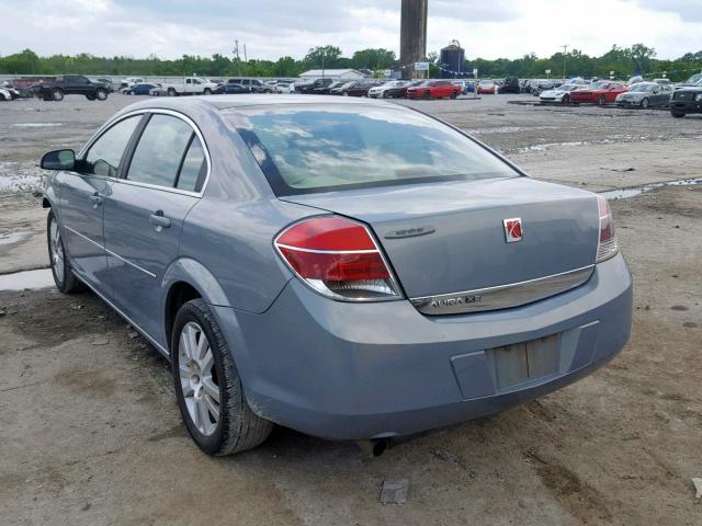 1G8ZS57N37F206754 - 2007 SATURN AURA XE BLUE photo 3