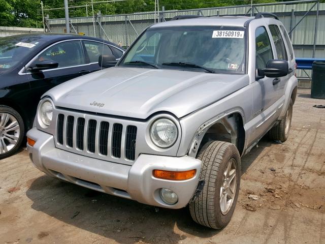 1J4GL58K83W543553 - 2003 JEEP LIBERTY LI SILVER photo 2