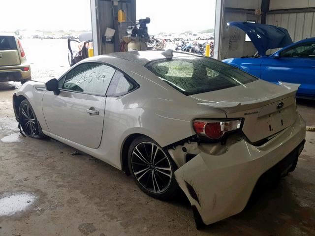 JF1ZCAC18F8604467 - 2015 SUBARU BRZ 2.0 LI WHITE photo 3