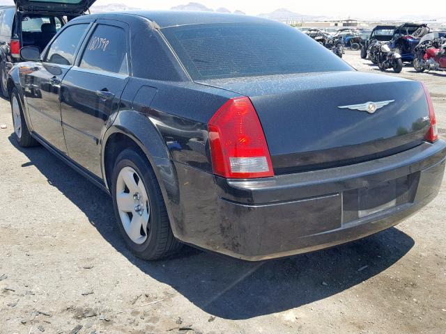 2C3KA43RX7H732444 - 2007 CHRYSLER 300 BLACK photo 3