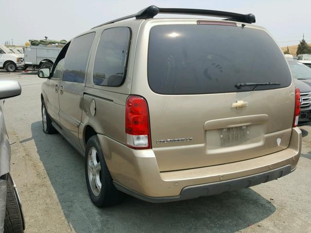 1GNDV23LX5D304982 - 2005 CHEVROLET UPLANDER L 金色 照片 3