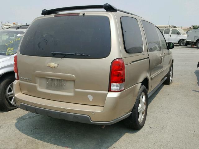 1GNDV23LX5D304982 - 2005 CHEVROLET UPLANDER L 金色 照片 4