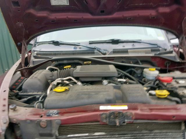 1B4HS58N92F179839 - 2002 DODGE DURANGO SL BURGUNDY photo 7