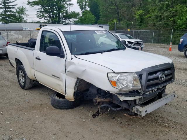 5TENX22NX9Z635908 - 2009 TOYOTA TACOMA WHITE photo 1