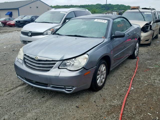 1C3LC45KX8N608813 - 2008 CHRYSLER SEBRING GRAY photo 2