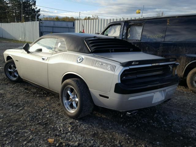 2B3CJ4DVXAH320772 - 2010 DODGE CHALLENGER SILVER photo 3