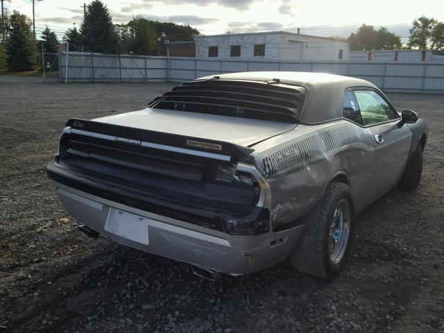 2B3CJ4DVXAH320772 - 2010 DODGE CHALLENGER SILVER photo 4