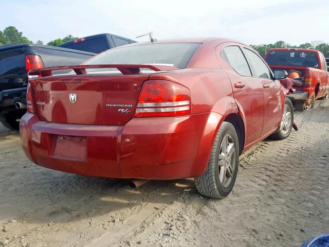 1B3CC5FB2AN129082 - 2010 DODGE AVENGER R/ RED photo 4