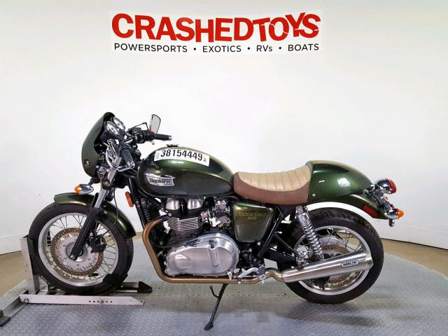 SMT920K13ET620131 - 2014 TRIUMPH MOTORCYCLE THRUXTON GREEN photo 5