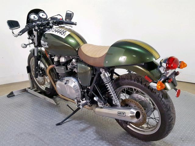 SMT920K13ET620131 - 2014 TRIUMPH MOTORCYCLE THRUXTON GREEN photo 6