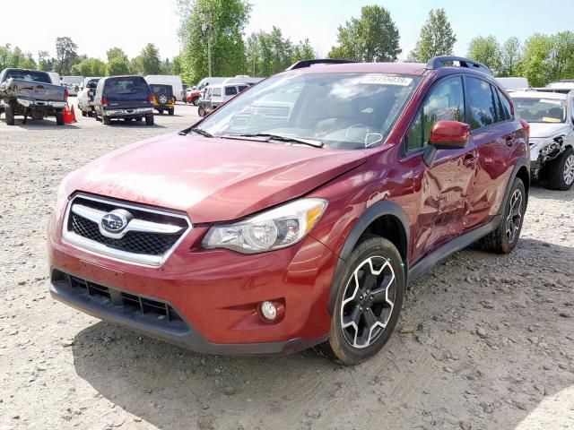 JF2GPAWC3D2866630 - 2013 SUBARU XV CROSSTR RED photo 2