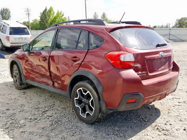 JF2GPAWC3D2866630 - 2013 SUBARU XV CROSSTR RED photo 3