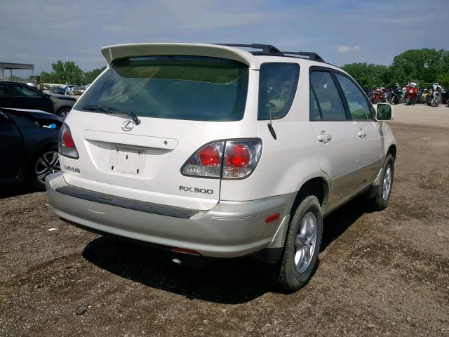 JTJHF10UX10180984 - 2001 LEXUS RX 300 WHITE photo 4