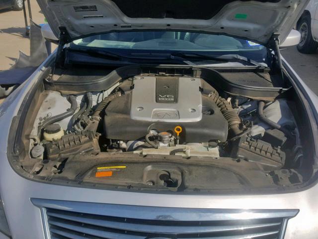 JN1CV6AP5BM302041 - 2011 INFINITI G37 BASE GRAY photo 7