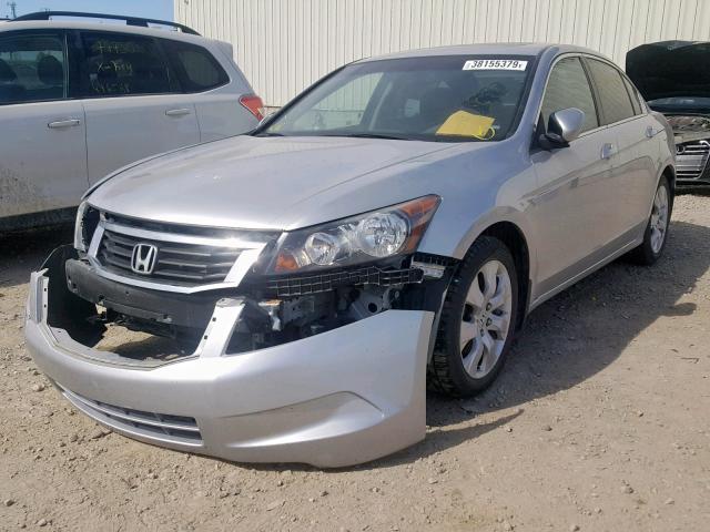 1HGCP25849A806595 - 2009 HONDA ACCORD EXL SILVER photo 2