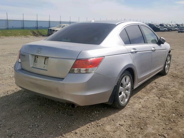 1HGCP25849A806595 - 2009 HONDA ACCORD EXL SILVER photo 4