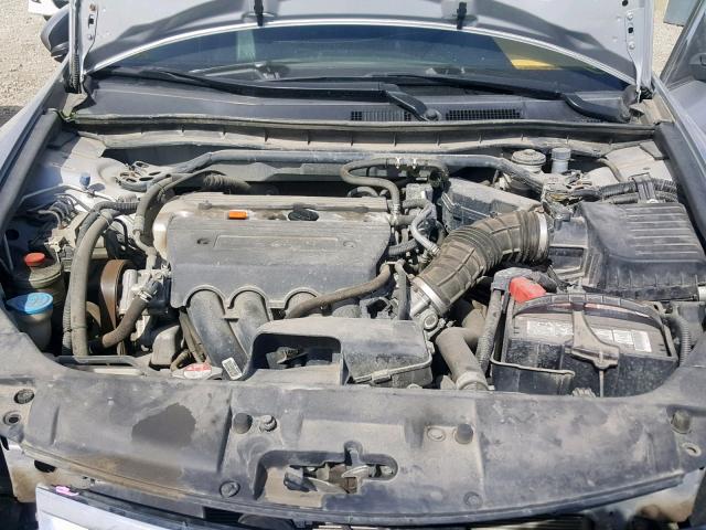 1HGCP25849A806595 - 2009 HONDA ACCORD EXL SILVER photo 7