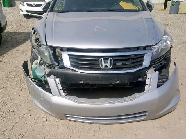 1HGCP25849A806595 - 2009 HONDA ACCORD EXL SILVER photo 9