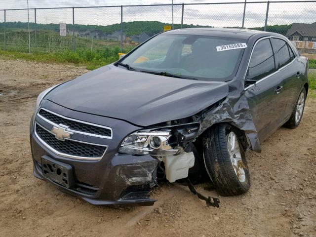 1G11D5SR1DF130463 - 2013 CHEVROLET MALIBU 1LT 石墨色 照片 2