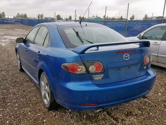 1YVHP84C985M11083 - 2008 MAZDA 6 I BLUE photo 3